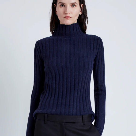 PROENZA SCHOULER Haven Sweater in Midweight Cashmere Rib NWT - Picture 1 of 9